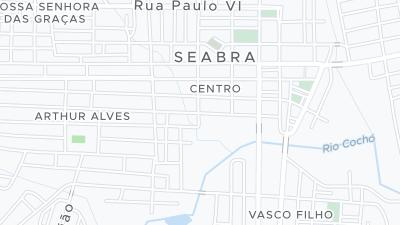 Kaart met de situering van het hotel