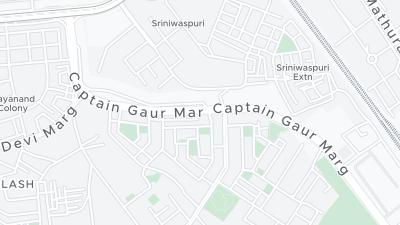 Mapa de localização do hotel