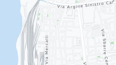 Kaart met de situering van het hotel