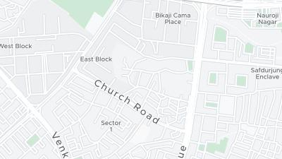 Hotel location map