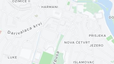 Hotel location map