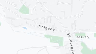 Kaart met de situering van het hotel