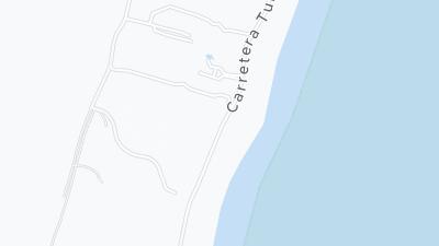 Kaart met de situering van het hotel