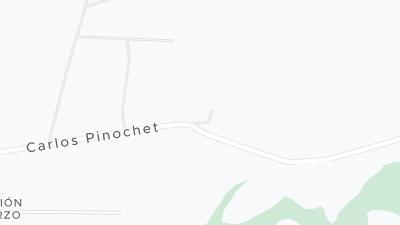 Kaart met de situering van het hotel