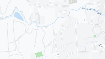 Kaart met de situering van het hotel