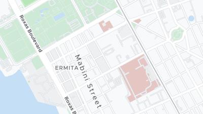 Mapa de localização do hotel