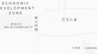 Mapa de localização do hotel