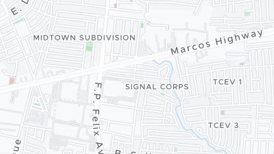 Mapa de localização do hotel