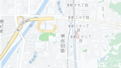 Mapa de localização do hotel