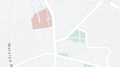 Kaart met de situering van het hotel