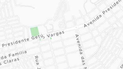 Kaart met de situering van het hotel