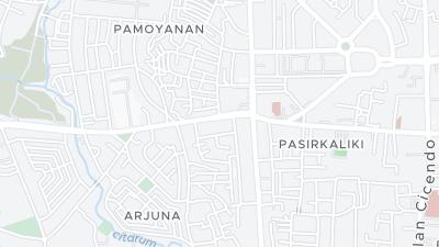 Mapa de localização do hotel