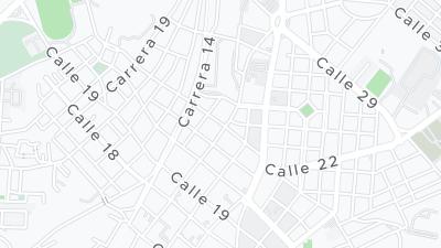 Kaart met de situering van het hotel