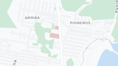 Kaart met de situering van het hotel