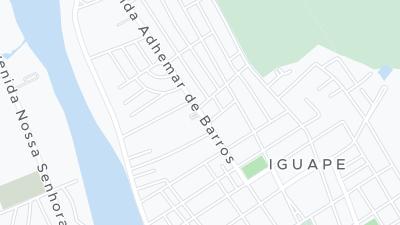 Kaart met de situering van het hotel