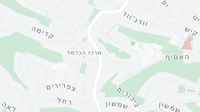 Kaart met de situering van het hotel