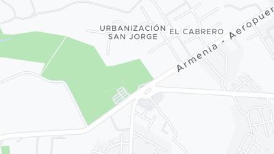 Kaart met de situering van het hotel