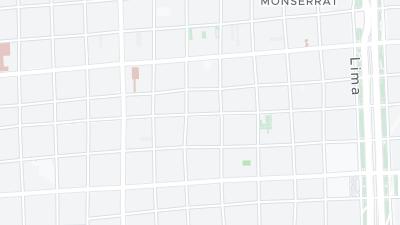 Kaart met de situering van het hotel