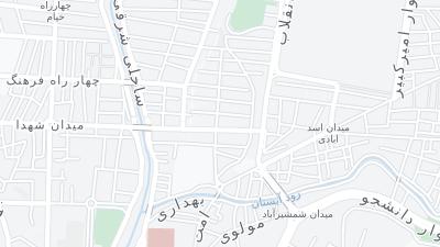 Hotel location map