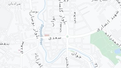 Hotel location map