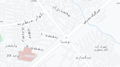 Hotel location map