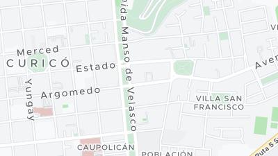 Kaart met de situering van het hotel