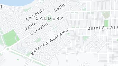 Kaart met de situering van het hotel