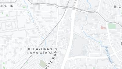 Mapa de localização do hotel