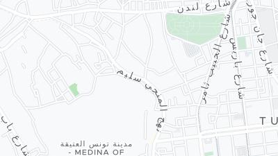 Hotel location map
