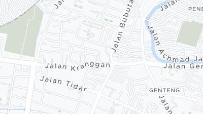 Mapa de localização do hotel