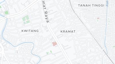 Mapa de localização do hotel