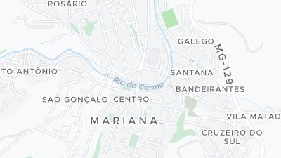 Mapa de localização do hotel