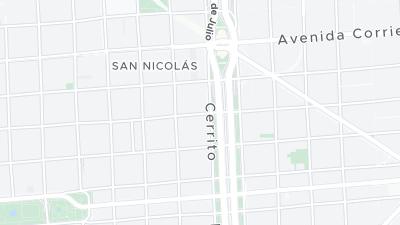 Mapa de localização do hotel