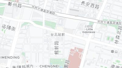 Hotel location map