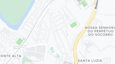 Kaart met de situering van het hotel