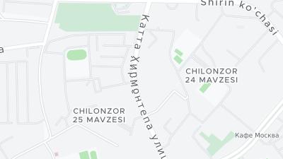 Hotel location map
