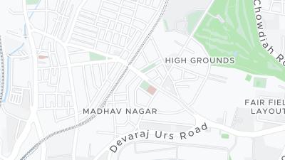 Mapa de localização do hotel