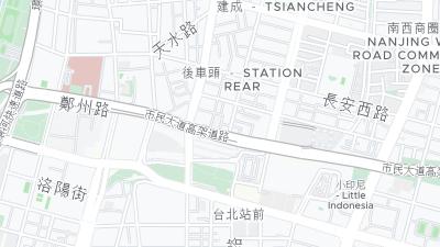 Hotel location map