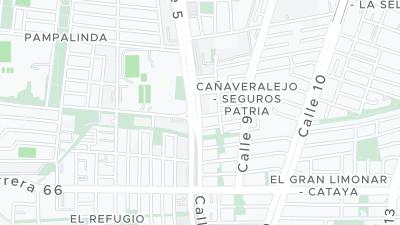 Hotel location map