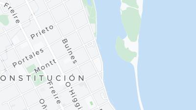 Kaart met de situering van het hotel