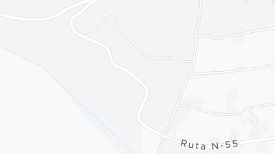 Kaart met de situering van het hotel