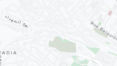 Hotel location map