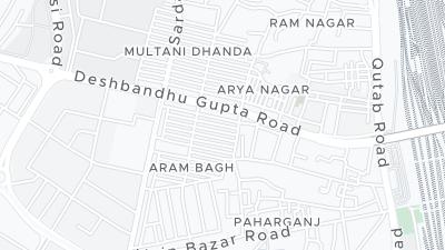 Mapa de localização do hotel