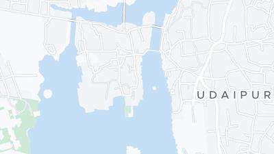 Kaart met de situering van het hotel