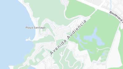 Mapa de localização do hotel