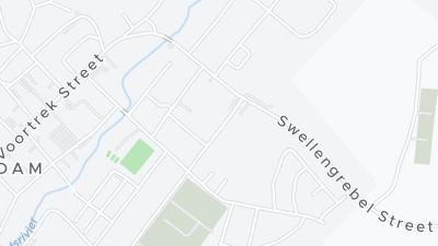 Kaart met de situering van het hotel