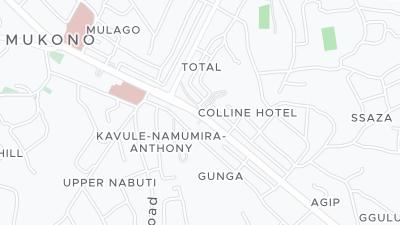 Hotel location map