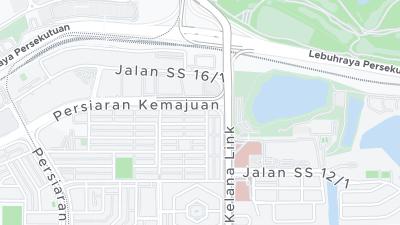 Mapa de localização do hotel