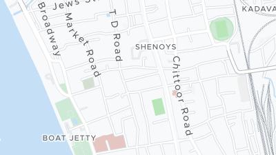 Hotel location map