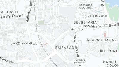 Hotel location map